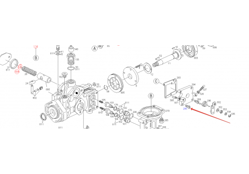 Винт верхней крышки BOSCH 2910142207