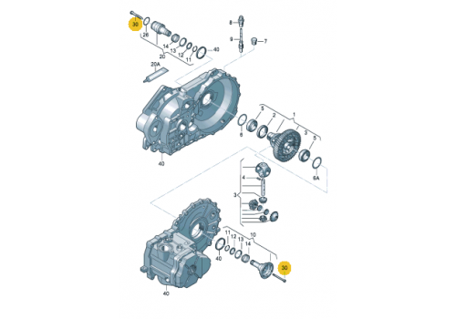 ШРУС внутренний ответная часть БОЛТ М8x83.2 1.9 2.0 L/R VAG 02J409359