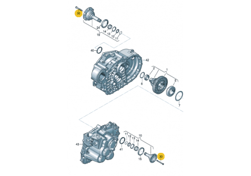 ШРУС внутренний ответная часть БОЛТ М8x83.2 1.9 2.0 L/R VAG 02J409359