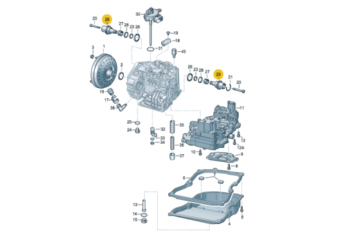 ШРУС внутренний ответная часть АКПП L/R GKN 305618