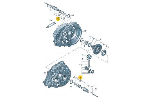 ШРУС внутренний ответная часть МКПП-6 2.5 L/R GKN 305616