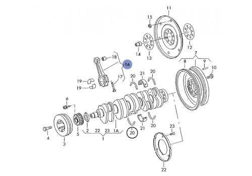 Шатун ABL AUTOWELT CR51001