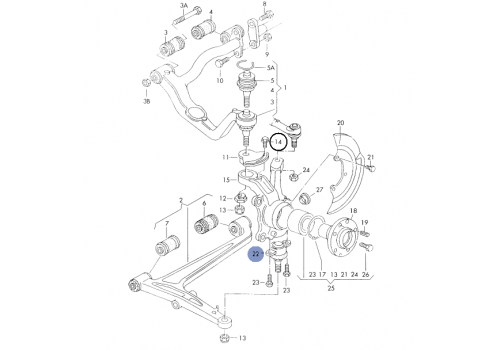 Шаровая нижняя 70-T-200 001 ->> TRW JBJ661