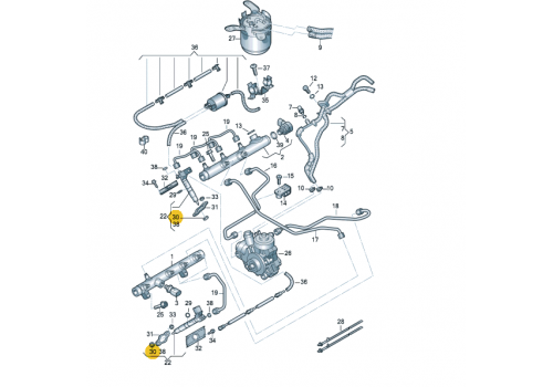 Шайба под форсунку BOSCH F00VP01004