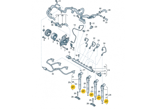 Шайба под форсунку BOSCH F00VP01004