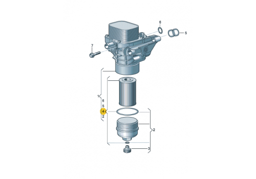 Фильтр масляный  VAG 03N115562B