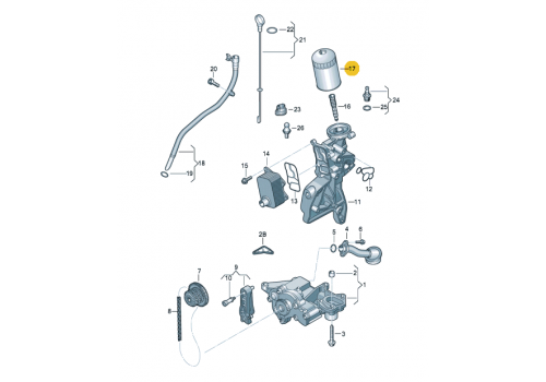 Фильтр масляный CJKA CJKB + Amarok VAG 06J115403R