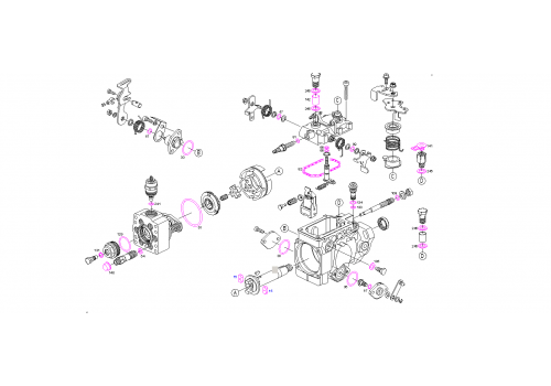 Рем. комплект топливного насоса BOSCH 1467010059