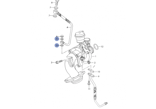 Турбина кольцо VAG N0138123