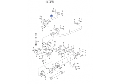 Труба глушителя 1 вход -->>85 JP Group 1120400300