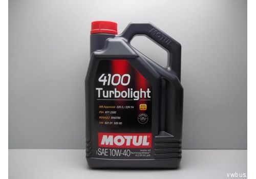 Моторное масло MOTUL 4100 Turbolight 10W-40 4 л MOTUL 100355