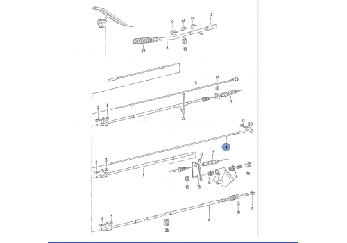 Трос газа 1,9 Solex; 2,1 E HANS PRIES/TOPRAN 103300595