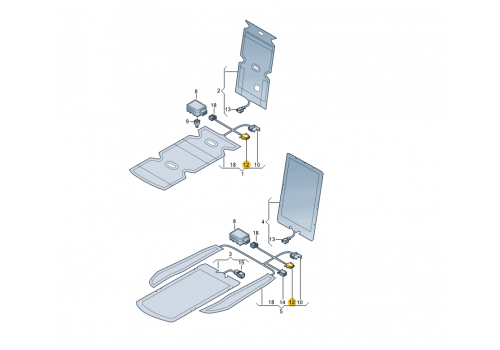 Корпус плоского разъема 2 контакта  ZZVF ZVKK167