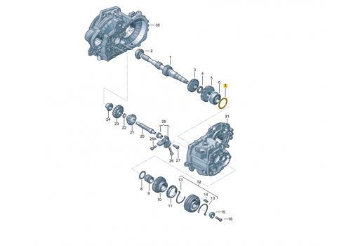 КПП кольцо VAG 02A311140G