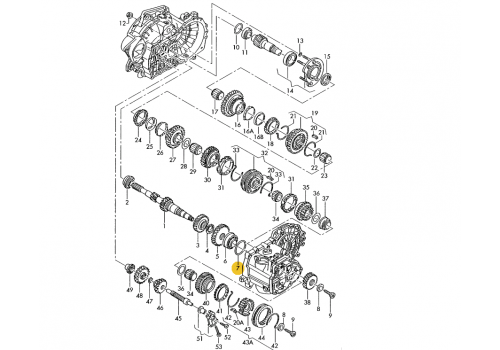 КПП кольцо VAG 02A311140C