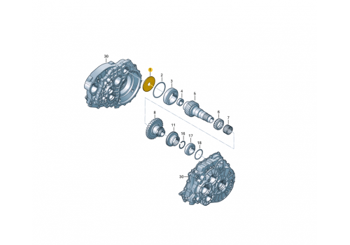 КПП кольцо маслоотражающая VAG 0A5301309