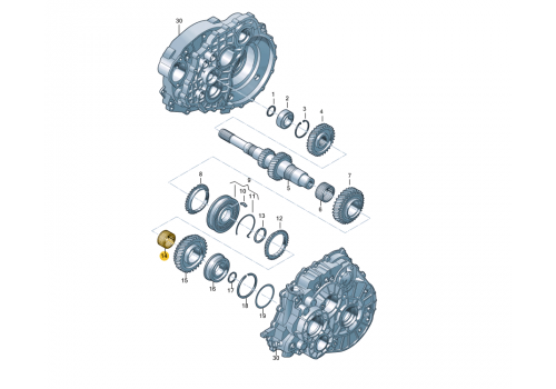 КПП подшипник 5/6 передачи 6-ст КПП VAG 02F311115