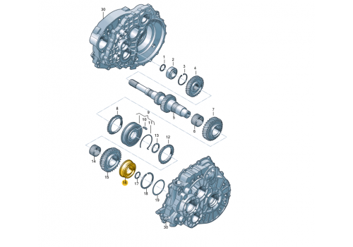 КПП подшипник 5/6 передачи 6-ст КПП VAG 0A5311372В