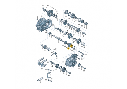 КПП подшипник 5-ст КПП VAG 02Z311235E