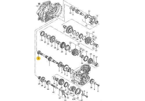 КПП подшипник VAG 085311123N