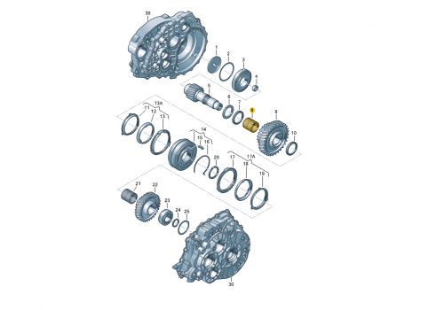 КПП подшипник игольчатый 1/2/3/4 6-ст КПП VAG 0A5311213A