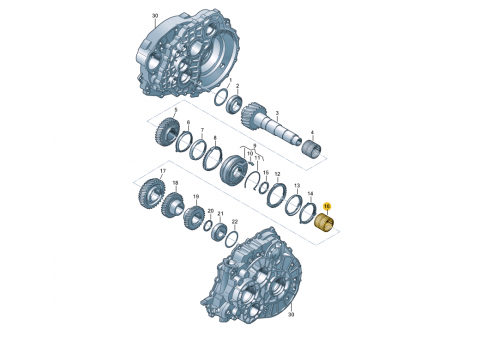 КПП подшипник игольчатый 1/2/3/4 6-ст КПП VAG 0A5311213A