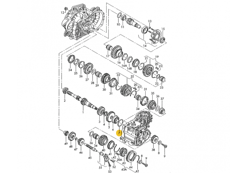 КПП кольцо VAG 02A311140AE