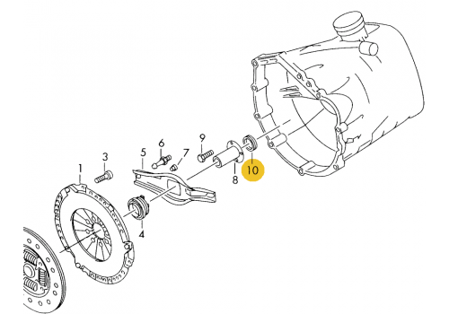КПП сальник VAG 000311113B