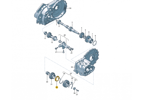 КПП синхронизатор 5 передачи 31 10 1 >> VAG 02J311295C