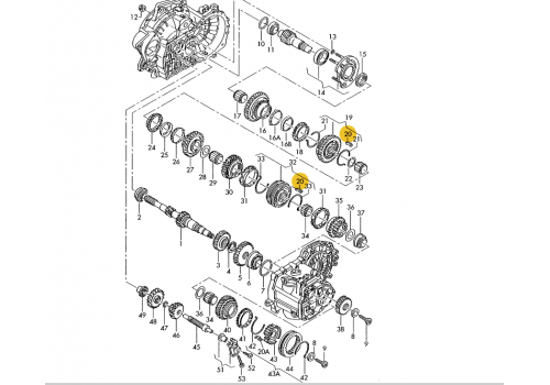 КПП сухарик VAG 084311313