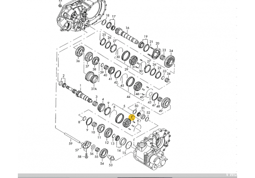 КПП сухарик VAG 084311313