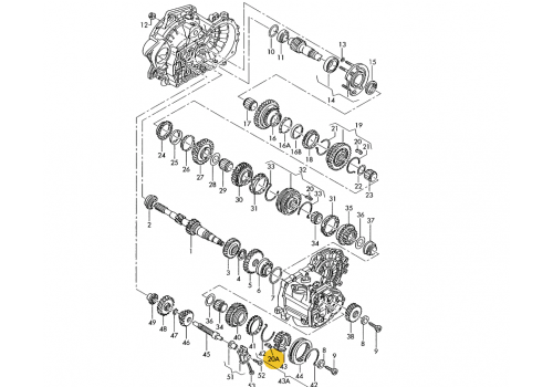 КПП сухарь VAG 02J311313A