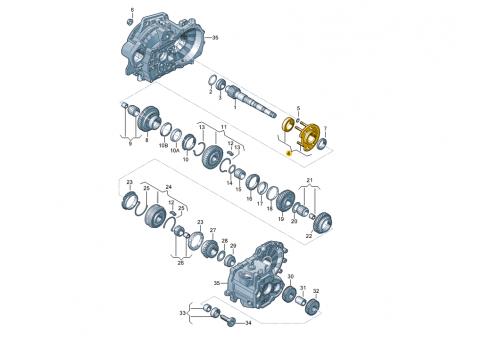 КПП фланец VAG 02D311206B