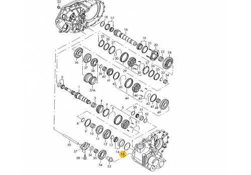 КПП шайба VAG 02F311391A