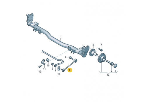 Стойка стабилизатора VAG 2K0505465E