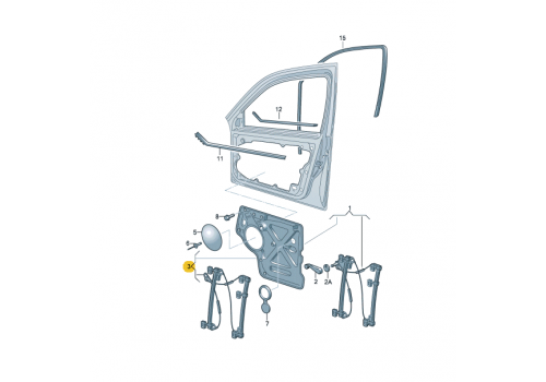 Стеклоподъёмник левый MAGNETI MARELLI 350103126300