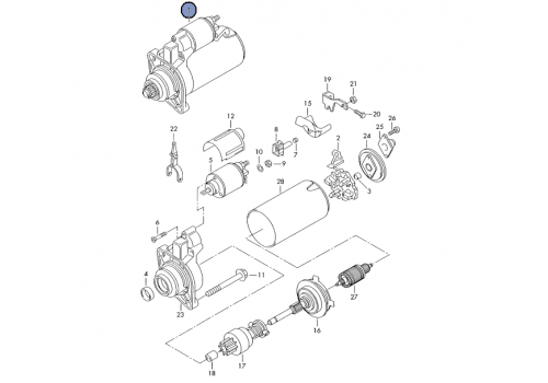 Стартер AGL Delta autotechnik A16380