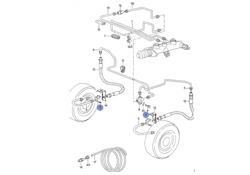 Скобка тормозной трубки VAG 803611715
