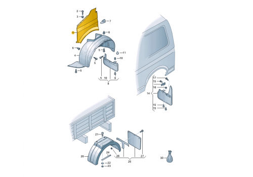 Крыло передние L SIGNEDA PVW10046AL