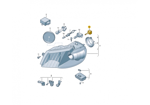 Лампа XENON D1 35W 12V PK32D 10*1 OSRAM 66142