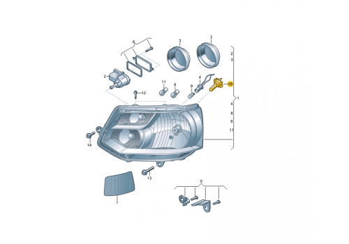 Лампа H4 100/80W OSRAM 64194