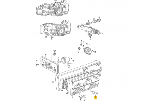 Лампа поворота / стопа 21W Hella 8GA002073-121