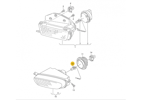 Лампа противотуманного света OSRAM 64151