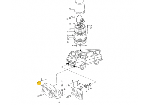 Лампа противотуманного света OSRAM 64151