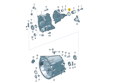 КПП cальник хвостовика VAG 0B7409189