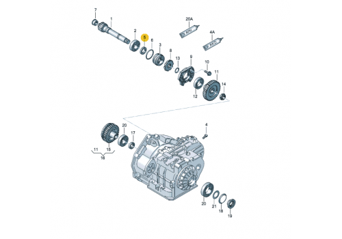 Сальник КПП дифференциала АКПП 35.7x58x7 CORTECO 01029139B