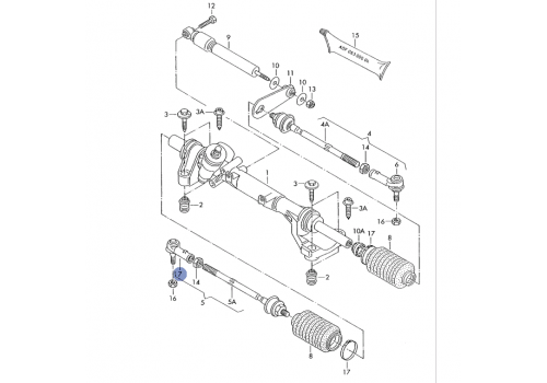 Рулевой наконечник D=18 R TRW JTF210