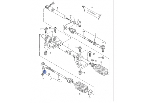 Рулевой наконечник D=14 R NK 5034750