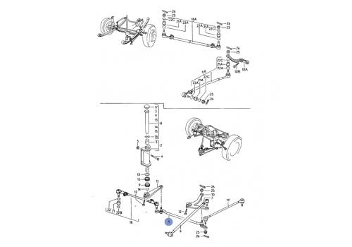 Рулевая тяга поперечная LT 28-35 LEMFOERDER 1024701