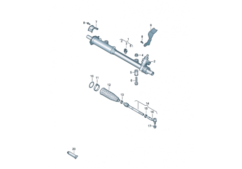 Рулевая рейка ZF 2864301